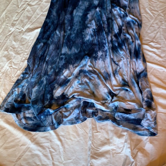 Tye dye floor length maxi blue - Picture 3 of 6